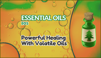 Essential Oils Molecules + Bottle