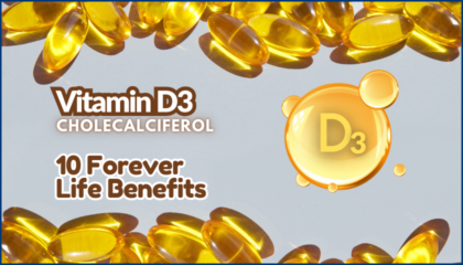 Vitamin D3 Benefits - Gel Capsules Yellow