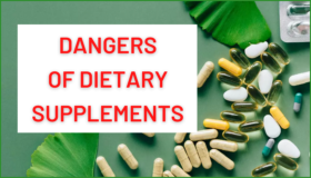 Supplements Dangers - Gels Tablets, Pills on Green Background