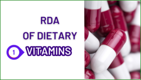 Vitamins RDA ‘Recommended Dietary Allowance’ - Red & White Capsules -