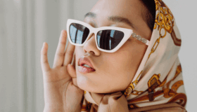 Sinus-Related Eye Sensitivity Image showing a woman in sunglasses